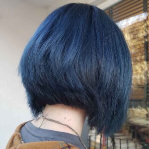 kısa mavi saç modeli